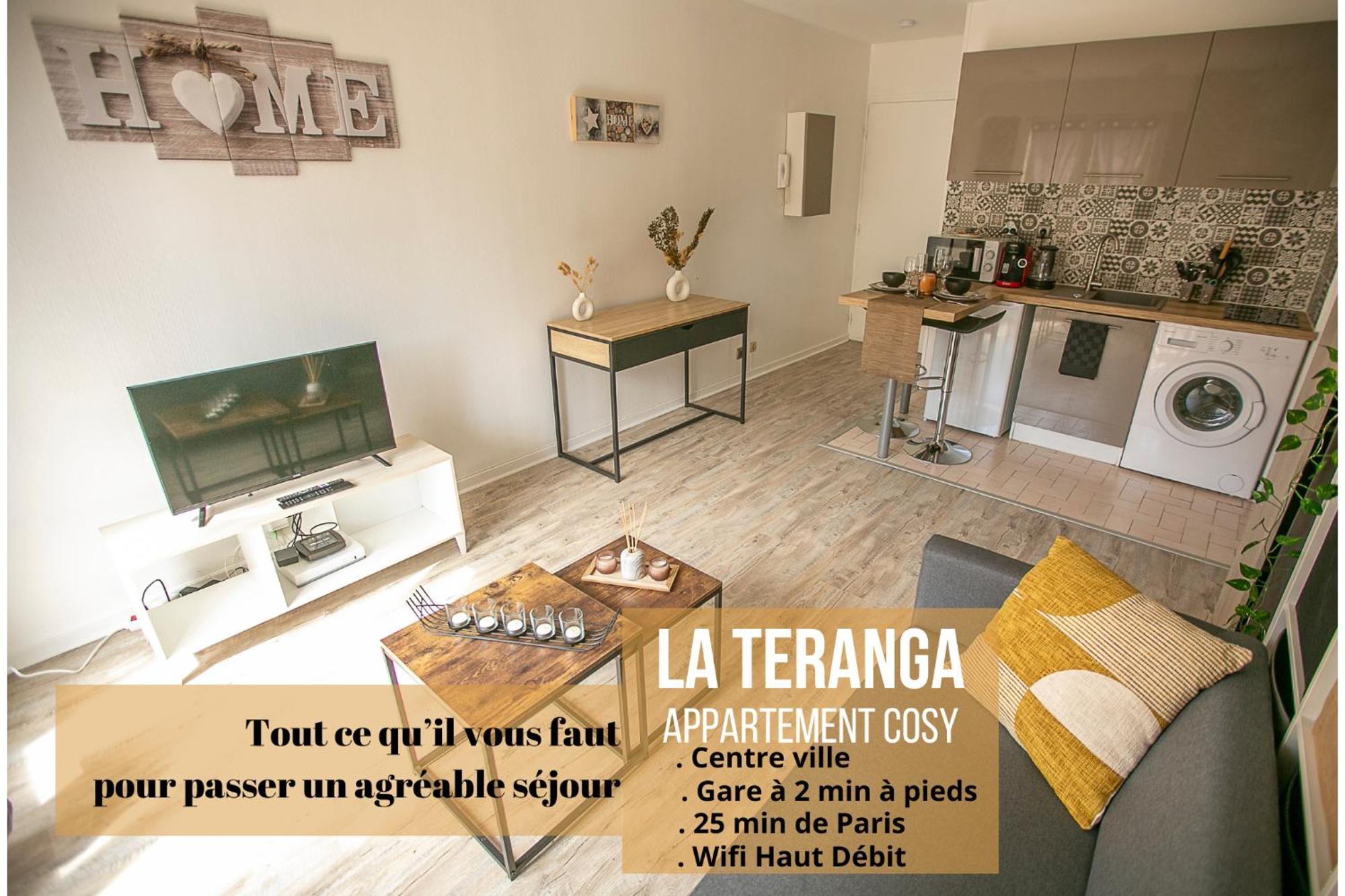 La Teranga - Wifi - Coeur De Ville - Gare Les Mureaux Bagian luar foto